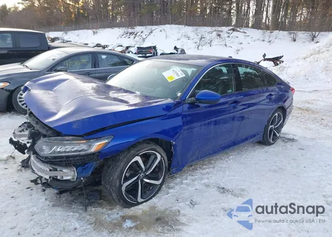2018 Honda Accord Sport from USA, damaged, VIN 1HGCV1F37JA230041